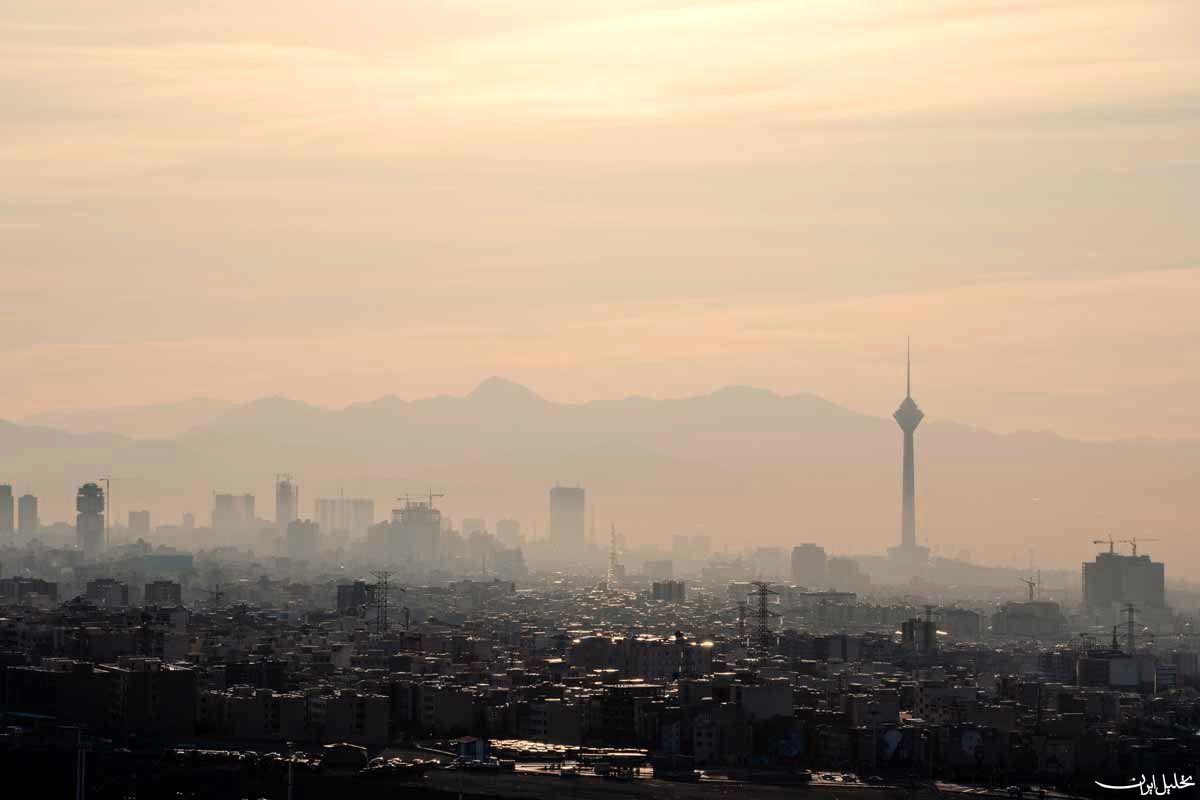  تحلیل ایران -وضعیت هوای پایتخت نارنجی است