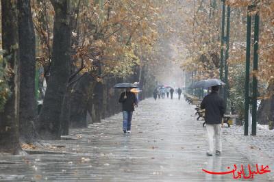  تحلیل ایران -تداوم بارش‌ها در سواحل دریای خزر