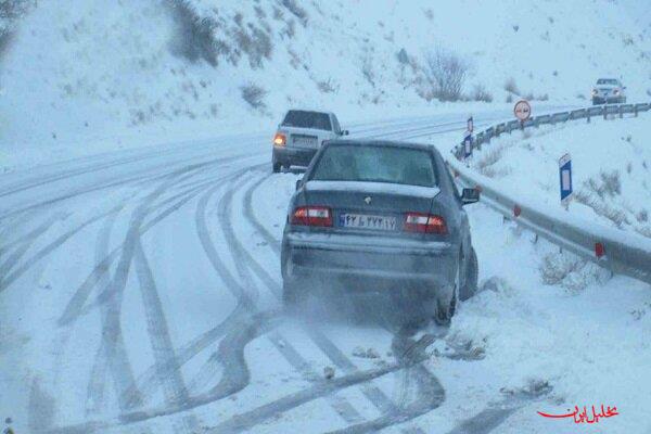  تحلیل ایران -جاده های کوهستانی مازندران برفی و لغزنده است