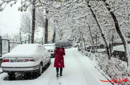  تحلیل ایران -وزش باد و کولاک برف در برخی مناطق