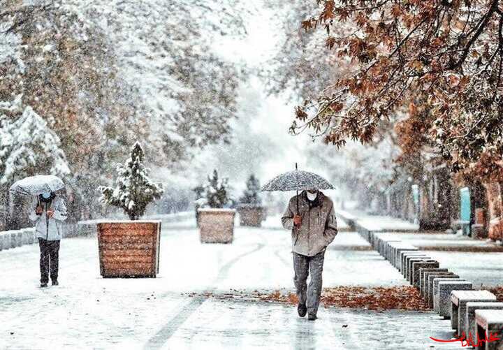  تحلیل ایران -بارش برف و باران درنیمه شمالی استان تهران