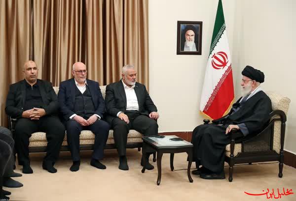  تحلیل ایران -«اسماعیل هنیه» و هیأت همراه با رهبر معظم انقلاب اسلامی دیدار کردند