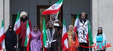  تحلیل ایران -آیین تکریم پرچم با حضور سفیران خارجی در تهران برگزار شد