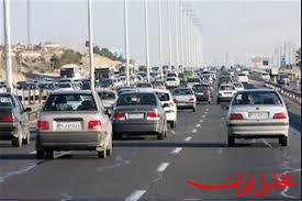  تحلیل ایران -وضعیت ترافیک صبحگاهی در محورهای مواصلاتی کشور