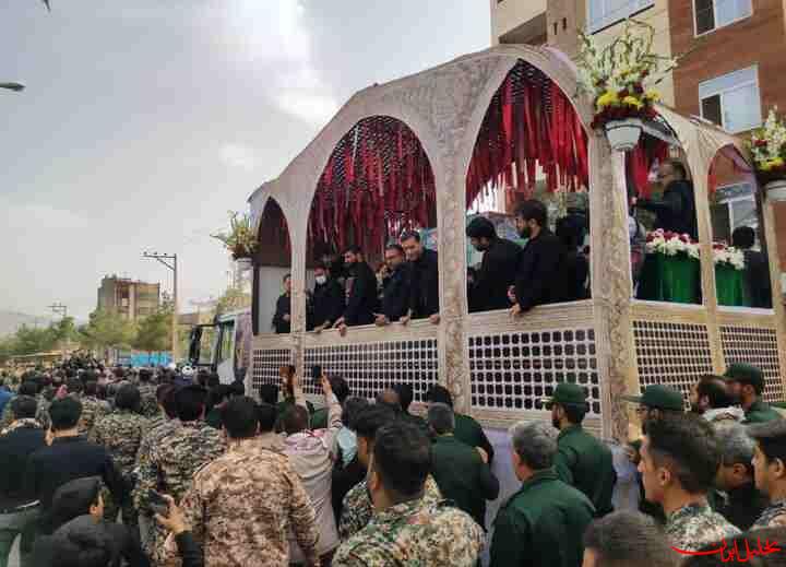  تحلیل ایران -تشییع رئیس جمهور شهید در بیرجند