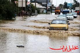  تحلیل ایران -هشدار نارنجی سیلاب ناگهانی در ۱۰ استان