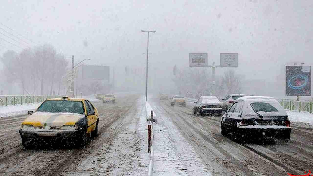  تحلیل ایران -بارش برف و باران در جاده‌های ۸ استان کشور