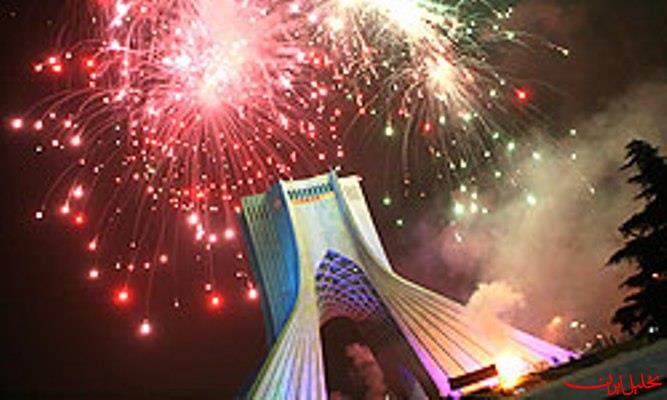  تحلیل ایران -نورافشانی هزار نقطه پایتخت همزمان با گلبانگ الله‌اکبر؛