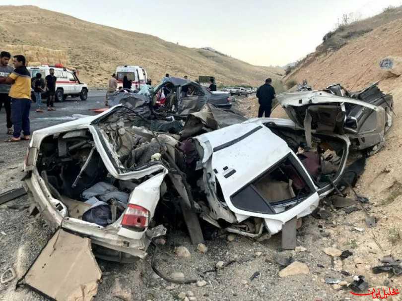  تحلیل ایران -تصادف زنجیره‌ای در جاده ساوه به همدان ۲ کشته و ۸ مصدوم برجا گذاشت