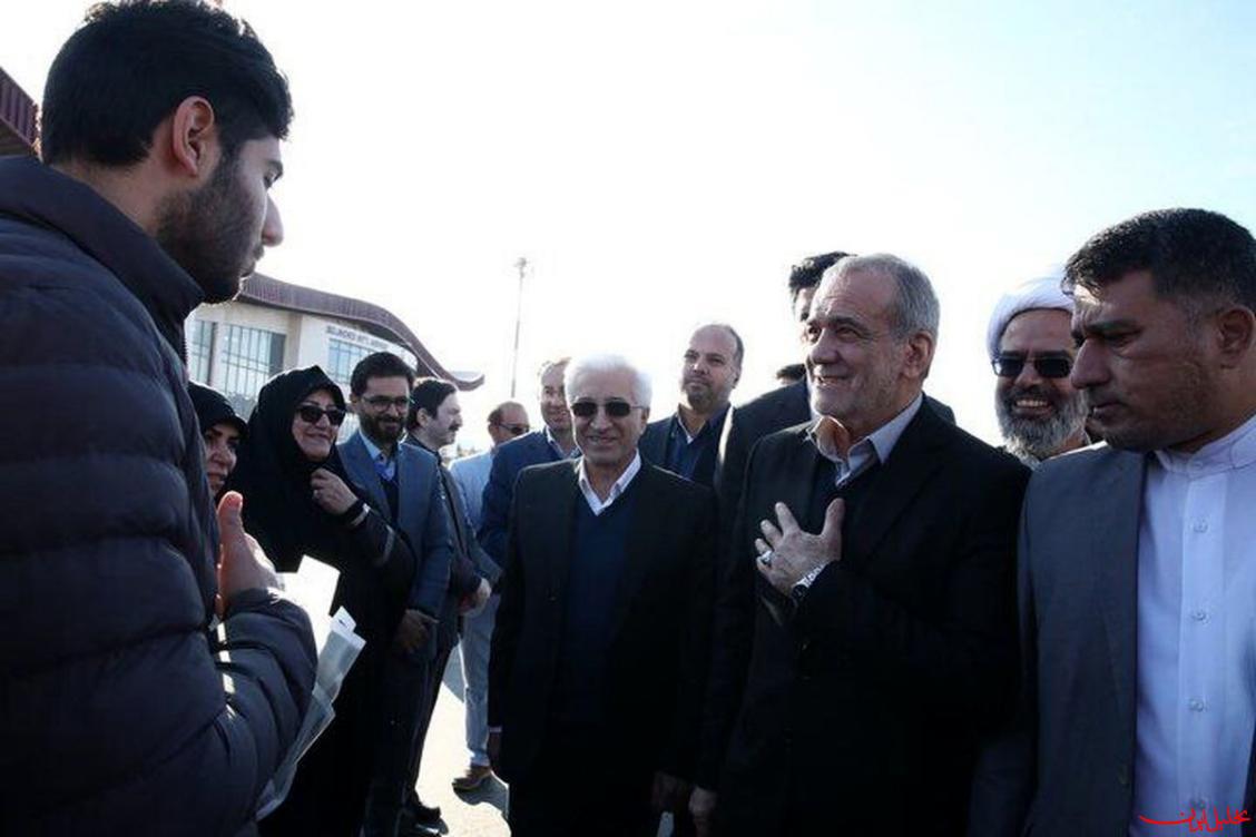  تحلیل ایران -پزشکیان وارد فیروزکوه شد