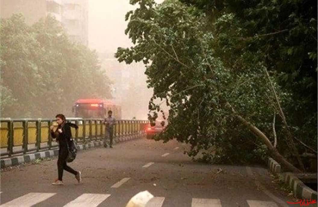  تحلیل ایران -توفان در مسیر استان‌های تهران، البرز، قزوین و سمنان