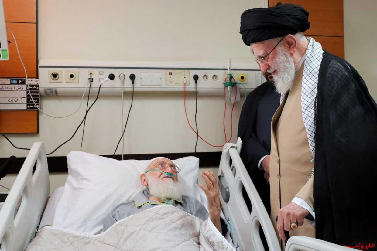  تحلیل ایران -رهبر معظم انقلاب از حضرت آیت‌الله نوری همدانی عیادت کردند