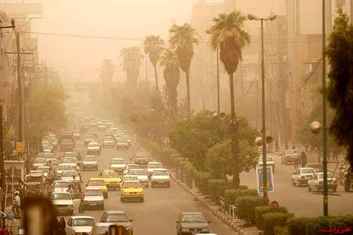  تحلیل ایران -وزش باد شدید و گردوخاک به تهران رسید