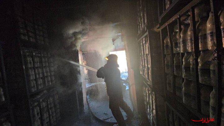  تحلیل ایران -آتش‌سوزی مهیب در کارخانه لبنیات تهران
