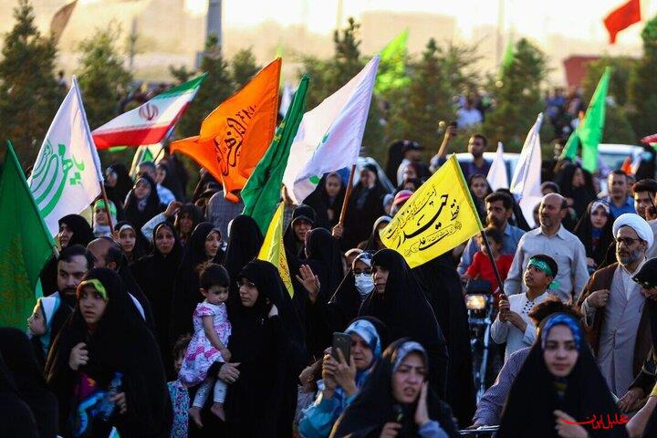  تحلیل ایران -حضور باشکوه تهرانی‌ها در مراسم ایران ذوالفقار علی