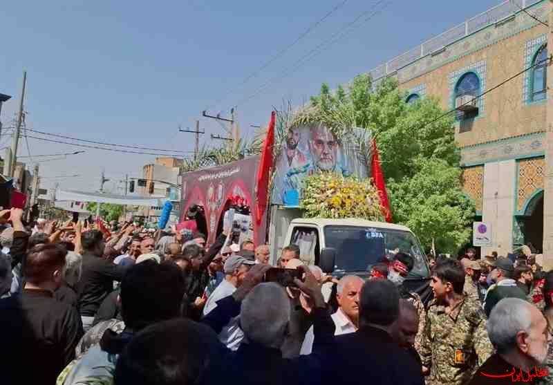 تحلیل ایران -وداع مردم خوزستان با شهید سپهبد رشید؛ 
