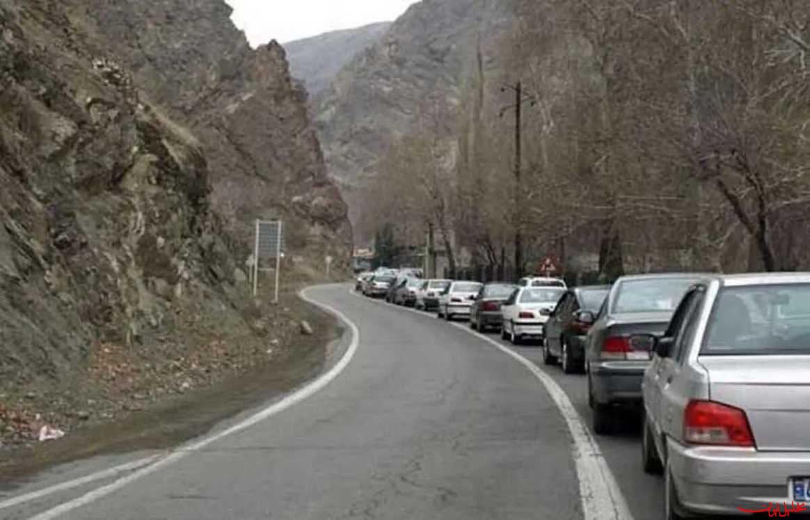  تحلیل ایران -محور چالوس یک‌طرفه شد