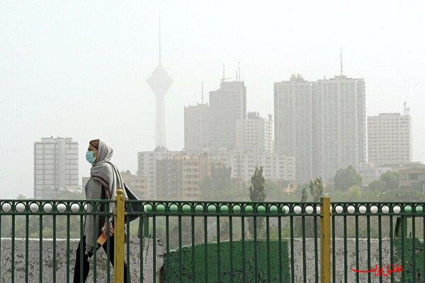  تحلیل ایران -وضعیت هوای تهران نارنجی و هوا آلوده است