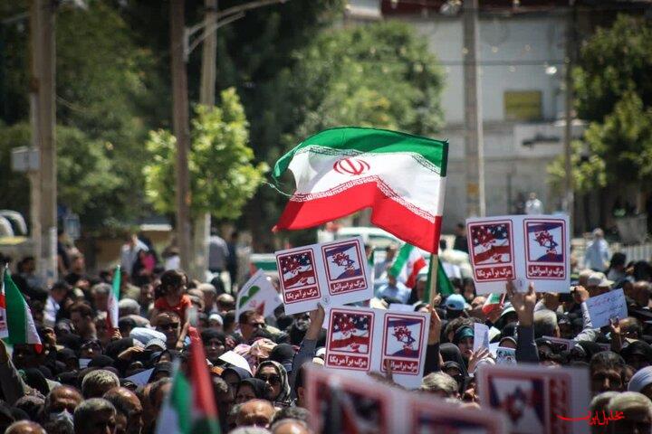  تحلیل ایران -فریاد حمایت از غزه و انزجار از صهیونیسم در کرمانشاه طنین‌انداز شد