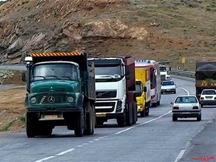  تحلیل ایران -ممنوعیت تردد کامیون‌ها در محور هراز از ۱۵ تا ۱۷ مرداد