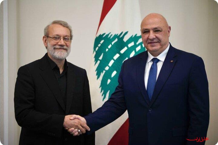  تحلیل ایران -لاریجانی با رئیس‌جمهور لبنان دیدار کرد