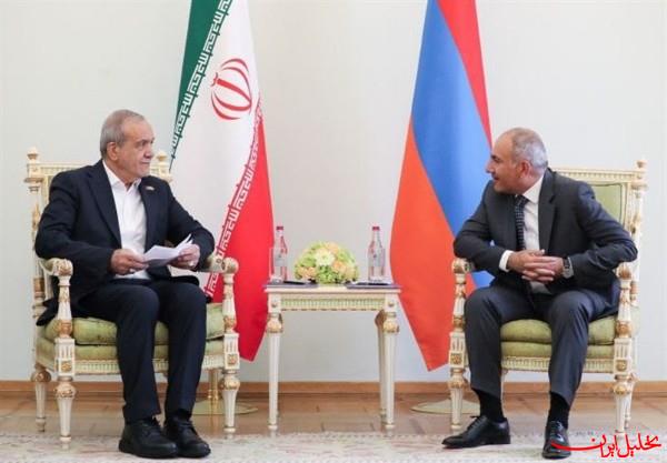  تحلیل ایران -تاکید پزشکیان به پاشینیان بر رعایت ملاحظات ایران در تفاهم‌نامه