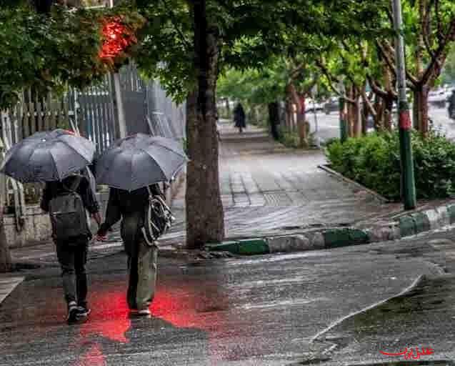  تحلیل ایران -بارش پراکنده و کاهش دما در شمال کشور