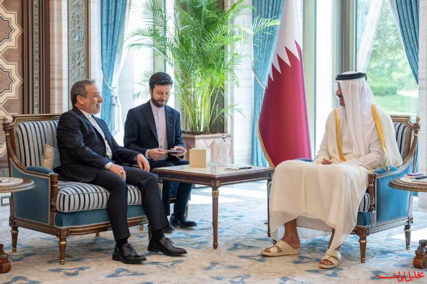  تحلیل ایران -عراقچی با امیر دولت قطر دیدار کرد