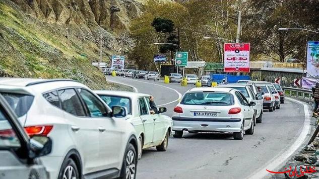  تحلیل ایران -ترافیک سنگین شبانگاهی در محور یکطرفه جاده چالوس