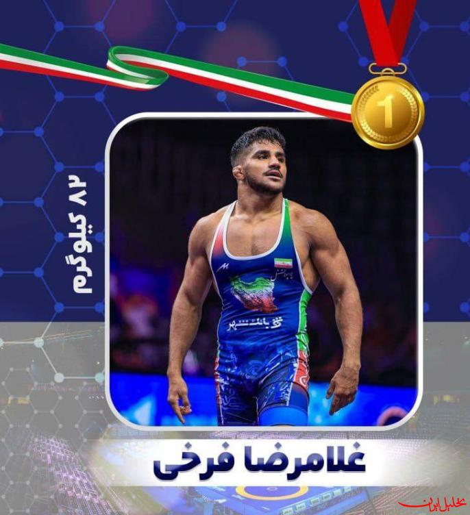  تحلیل ایران -درخشش مدال طلا بر سینه فرخی