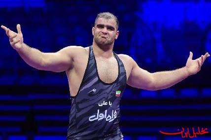  تحلیل ایران -مدال خوش رنگ طلا بر گردن تانک بختیاری