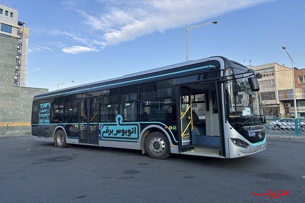  تحلیل ایران -رونمایی از ۲۰۱ اتوبوس جدید برقی در تهران