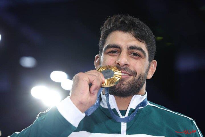  تحلیل ایران -برق مدال طلا بر گردن هادی ساروی