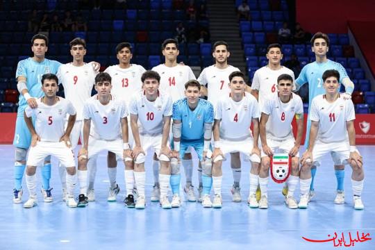  تحلیل ایران -صعود تیم فوتسال پسران به نیمه‌نهایی با ۱۴ گله کردن سعودی‌ها