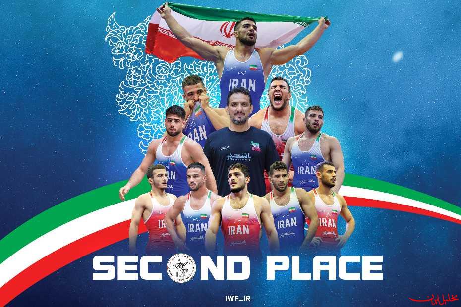 تیم ایران، نایب قهرمان رقابت‌های کشتی آزاد