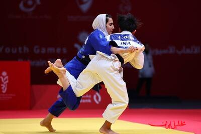  تحلیل ایران -دختر جودوی ایران با طلا بر بام آسیا ایستاد