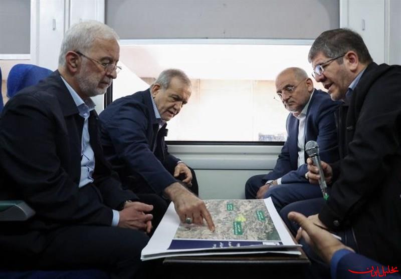  تحلیل ایران -بازدید پزشکیان از خطوط راه آهن حومه‌ای استان تهران