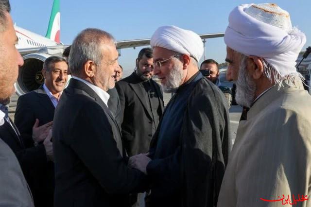  تحلیل ایران -رئیس‌ جمهور وارد استان کردستان شد