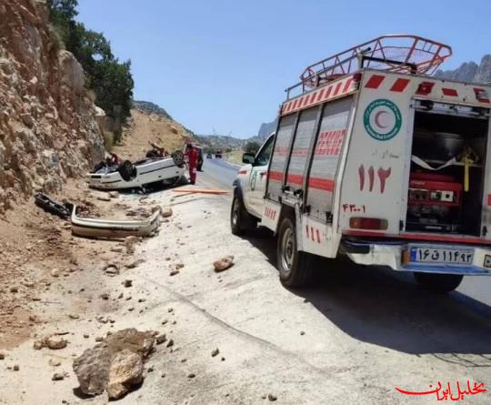  تحلیل ایران -تصادف ۳ خودرو در خان‌زنیان شیراز ۱۰ مصدوم برجا گذاشت