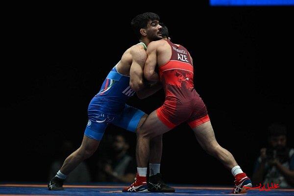  تحلیل ایران -احمدی وفا مدال اول کشتی فرنگی را دشت کرد