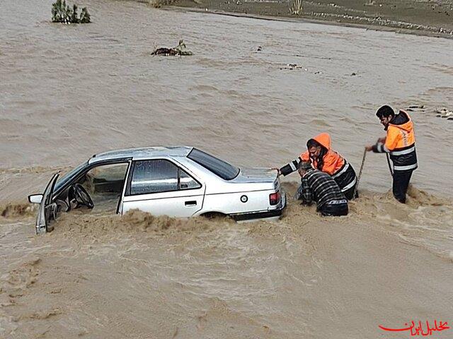 هشدار سیل: آسمان در غرب ایران به زمین می‌آید