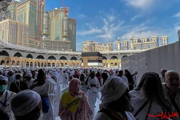  تحلیل ایران -پایین پریدن یکی از زائران حج عمره از طبقات فوقانی مسجدالحرام