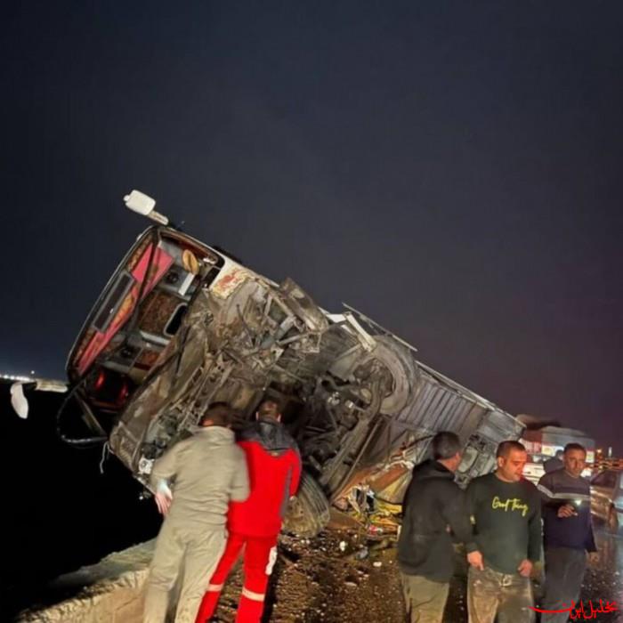  تحلیل ایران -واژگونی اتوبوس در قطعه گرمسار محور تهران-مشهد