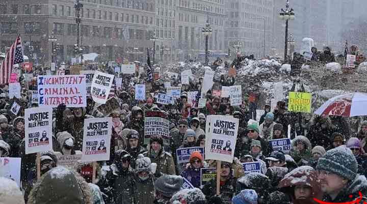  تحلیل ایران -تظاهرات آمریکایی‌ها علیه کشتار معترضان توسط دولت ترامپ