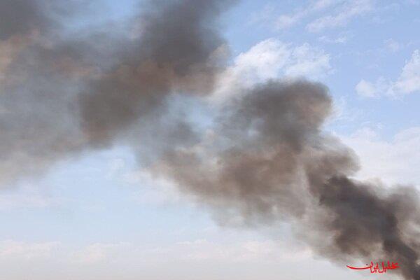  تحلیل ایران -دود سیاه آسمان پرند ناشی از آتش‌سوزی نیزارهای حاشیه رودخانه شور است