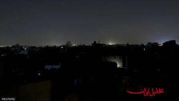  تحلیل ایران -قطع گسترده برق در مرکز اراضی اشغالی بعد از حمله موشکی ایران