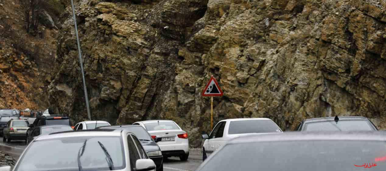  تحلیل ایران -ترافیک سنگین در برخی مقاطع محورهای چالوس و هراز