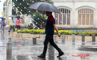  تحلیل ایران -رگبار باران در شمال غرب کشور و ارتفاعات گلستان