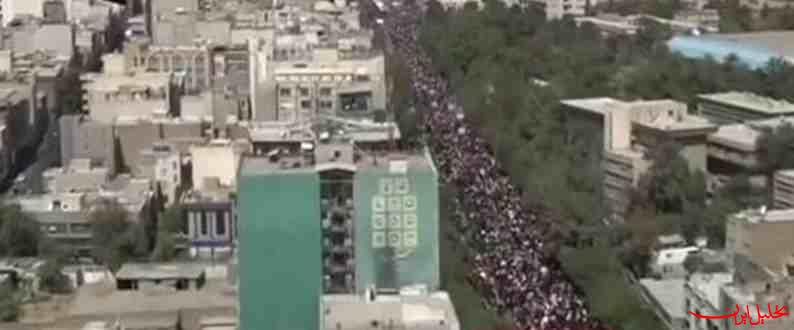  تحلیل ایران -اولین تصاویر هوایی از جمعیت حیرت‌انگیز در تشییع امام شهید 