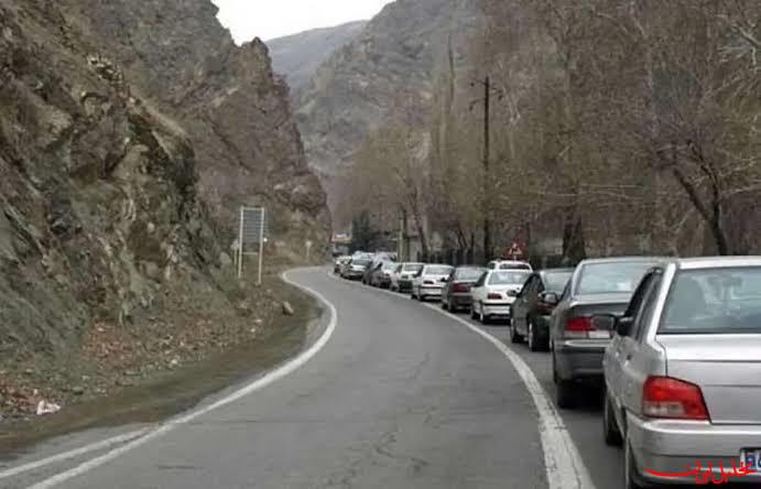  تحلیل ایران -جاده چالوس از ۹ صبح جمعه یکطرفه می‌شود